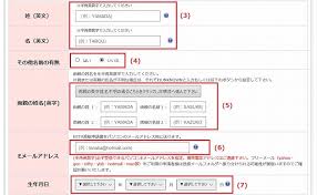 ESTA申請画面の例（無料素材）