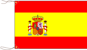 スペイン国旗と電話アイコンが重なったイメージ画像