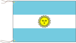 アルゼンチン国番号の仕組みを示す図