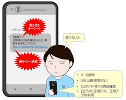 SMS詐欺に注意を促すイメージ画像